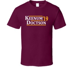 Case Keenum To Josh Doctson Washington Football 2019 T Shirt Case Keenum To Josh Doctson Washington Football 2019 T Shirt