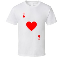 Jack Hearts Playing Card Halloween Costume Funny Cool T Shirt Jack Hearts Playing Card Halloween Costume Funny Cool T Shirt
