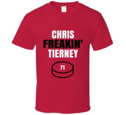 Chris Freakin Tierney Ottawa Hockey Sports Fan T Shirt Chris Freakin Tierney Ottawa Hockey Sports Fan T Shirt
