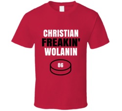 Christian Freakin Wolanin Ottawa Hockey Sports Fan T Shirt Christian Freakin Wolanin Ottawa Hockey Sports Fan T Shirt