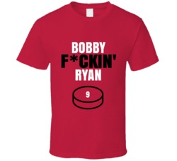 Bobby Fckin Ryan Ottawa Hockey Sports Fan T Shirt Bobby Fckin Ryan Ottawa Hockey Sports Fan T Shirt