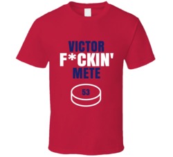 Victor Fckin Mete Montreal Hockey Sports Fan T Shirt Victor Fckin Mete Montreal Hockey Sports Fan T Shirt