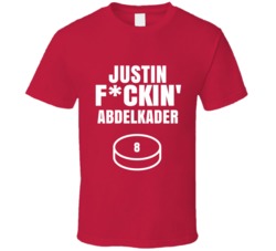 Justin Fckin Abdelkader Detroit Hockey Sports Fan T Shirt Justin Fckin Abdelkader Detroit Hockey Sports Fan T Shirt
