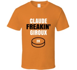 Claude Freakin Giroux Philadelphia Hockey Sports Fan T Shirt Claude Freakin Giroux Philadelphia Hockey Sports Fan T Shirt