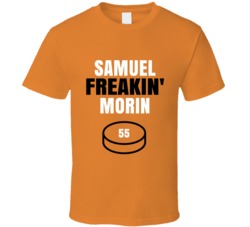 Samuel Freakin Morin Philadelphia Hockey Sports Fan T Shirt Samuel Freakin Morin Philadelphia Hockey Sports Fan T Shirt
