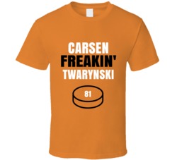 Carsen Freakin Twarynski Philadelphia Hockey Sports Fan T Shirt Carsen Freakin Twarynski Philadelphia Hockey Sports Fan T Shirt