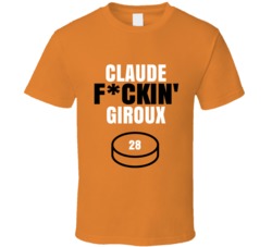 Claude Fckin Giroux Philadelphia Hockey Sports Fan T Shirt Claude Fckin Giroux Philadelphia Hockey Sports Fan T Shirt