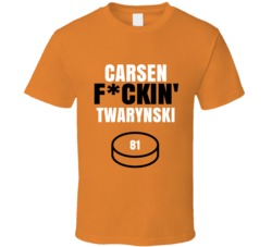 Carsen Fckin Twarynski Philadelphia Hockey Sports Fan T Shirt Carsen Fckin Twarynski Philadelphia Hockey Sports Fan T Shirt