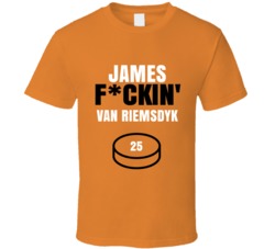 James Fckin Van Riemsdyk Philadelphia Hockey Sports Fan T Shirt James Fckin Van Riemsdyk Philadelphia Hockey Sports Fan T Shirt