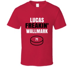 Lucas Freakin Wallmark Carolina Hockey Sports Fan T Shirt Lucas Freakin Wallmark Carolina Hockey Sports Fan T Shirt