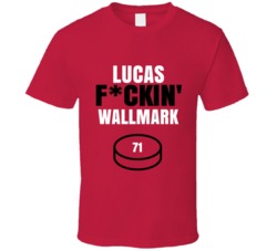 Lucas Fckin Wallmark Carolina Hockey Sports Fan T Shirt Lucas Fckin Wallmark Carolina Hockey Sports Fan T Shirt