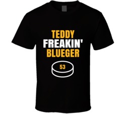 Teddy Freakin Blueger Pittsburgh Hockey Sports Fan T Shirt Teddy Freakin Blueger Pittsburgh Hockey Sports Fan T Shirt