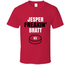 Jesper Freakin Bratt New Jersey Hockey Sports Fan T Shirt Jesper Freakin Bratt New Jersey Hockey Sports Fan T Shirt