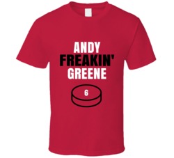 Andy Freakin Greene New Jersey Hockey Sports Fan T Shirt Andy Freakin Greene New Jersey Hockey Sports Fan T Shirt