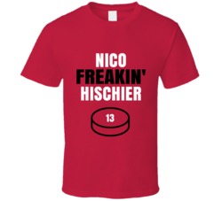 Nico Freakin Hischier New Jersey Hockey Sports Fan T Shirt Nico Freakin Hischier New Jersey Hockey Sports Fan T Shirt