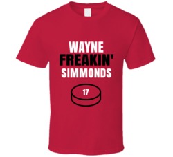 Wayne Freakin Simmonds New Jersey Hockey Sports Fan T Shirt Wayne Freakin Simmonds New Jersey Hockey Sports Fan T Shirt