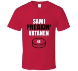 Sami Freakin Vatanen New Jersey Hockey Sports Fan T Shirt Sami Freakin Vatanen New Jersey Hockey Sports Fan T Shirt
