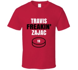 Travis Freakin Zajac New Jersey Hockey Sports Fan T Shirt Travis Freakin Zajac New Jersey Hockey Sports Fan T Shirt