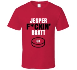 Jesper Fckin Bratt New Jersey Hockey Sports Fan T Shirt Jesper Fckin Bratt New Jersey Hockey Sports Fan T Shirt
