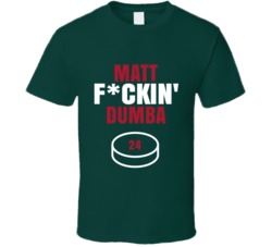 Matt Fckin Dumba Minnesota Hockey Sports Fan T Shirt