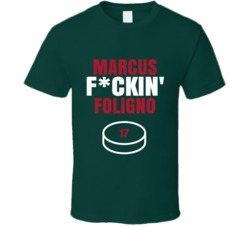 Marcus Fckin Foligno Minnesota Hockey Sports Fan T Shirt