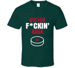 Victor Fckin Rask Minnesota Hockey Sports Fan T Shirt
