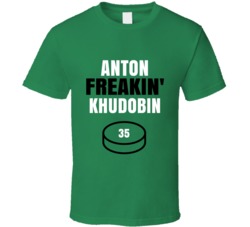 Anton Freakin Khudobin Dallas Hockey Sports Fan T Shirt