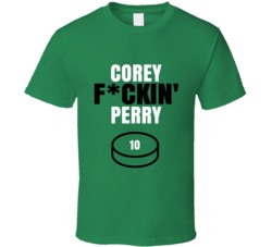 Corey Fckin Perry Dallas Hockey Sports Fan T Shirt