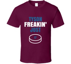 Tyson Freakin Jost Colorado Hockey Sports Fan T Shirt