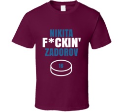 Nikita Fckin Zadorov Colorado Hockey Sports Fan T Shirt