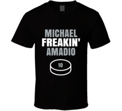 Michael Freakin Amadio Los Angeles Hockey Sports Fan T Shirt