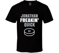 Jonathan Freakin Quick Los Angeles Hockey Sports Fan T Shirt