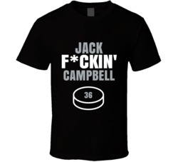 Jack Fckin Campbell Los Angeles Hockey Sports Fan T Shirt