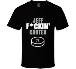 Jeff Fckin Carter Los Angeles Hockey Sports Fan T Shirt