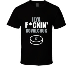 Ilya Fckin Kovalchuk Los Angeles Hockey Sports Fan T Shirt