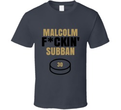 Malcolm Fckin Subban Vegas Hockey Sports Fan T Shirt