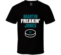 Martin Freakin Jones San Jose Hockey Sports Fan T Shirt
