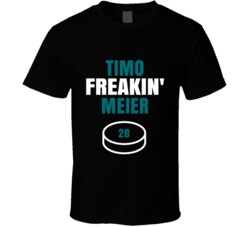 Timo Freakin Meier San Jose Hockey Sports Fan T Shirt