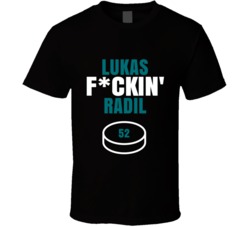 Lukas Fckin Radil San Jose Hockey Sports Fan T Shirt