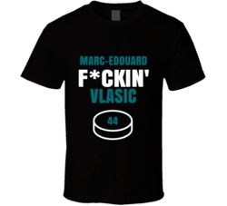 Marc-edouard Fckin Vlasic San Jose Hockey Sports Fan T Shirt
