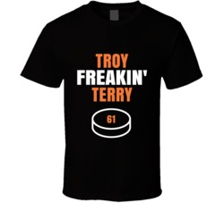 Troy Freakin Terry Anaheim Hockey Sports Fan T Shirt