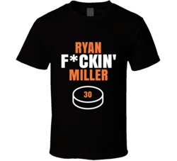 Ryan Fckin Miller Anaheim Hockey Sports Fan T Shirt