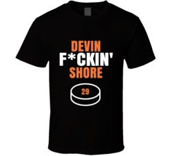 Devin Fckin Shore Anaheim Hockey Sports Fan T Shirt