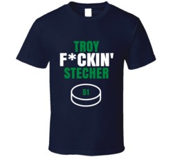 Troy Fckin Stecher Vancouver Hockey Sports Fan T Shirt