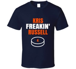 Kris Freakin Russell Edmonton Hockey Sports Fan T Shirt