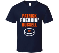 Patrick Freakin Russell Edmonton Hockey Sports Fan T Shirt
