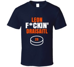 Leon Fckin Draisaitl Edmonton Hockey Sports Fan T Shirt