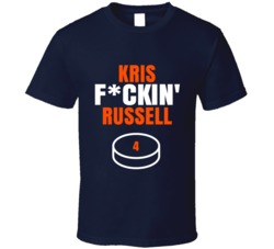 Kris Fckin Russell Edmonton Hockey Sports Fan T Shirt