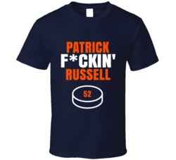 Patrick Fckin Russell Edmonton Hockey Sports Fan T Shirt