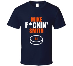 Mike Fckin Smith Edmonton Hockey Sports Fan T Shirt